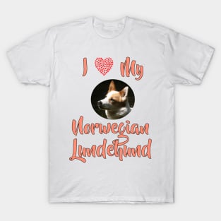 I Love My Norwegian Lundehund T-Shirt